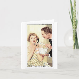 Tarjeta Myrna Loy Thin Man