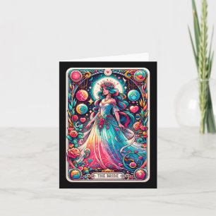 Tarjeta Mystical Bride Tarot Card Encantador Boda Artwo
