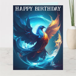 Tarjeta Mystical Scorpio Phoenix Feliz cumpleaños