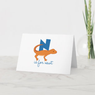Tarjeta N es para Newt