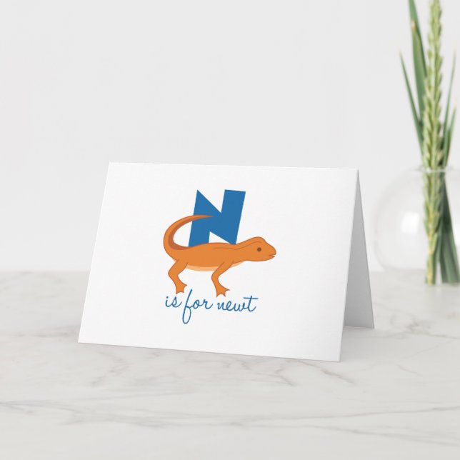 Tarjeta N es para Newt (Anverso)