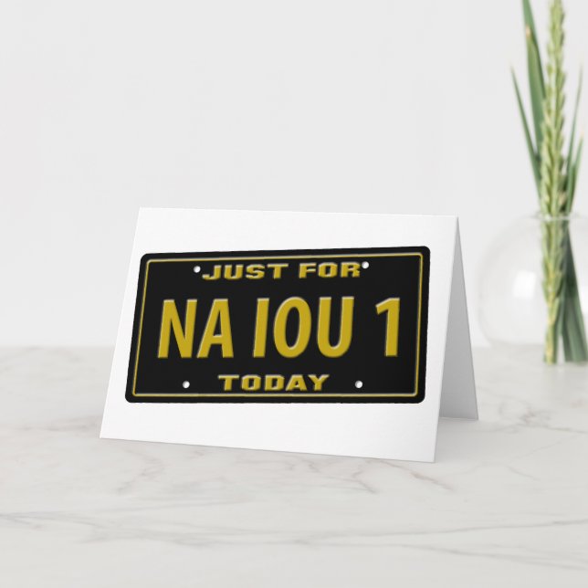 TARJETA NA IOU 1 (Anverso)