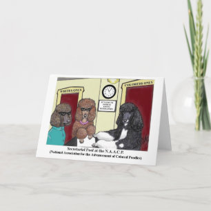 Tarjeta NAACP Poodle