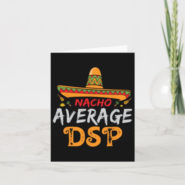 Tarjeta Nacho Average Dsp Personal De Apoyo Directo Cinco  (Anverso)