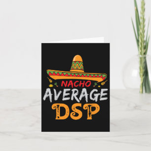 Tarjeta Nacho Average Dsp Personal De Apoyo Directo Cinco 