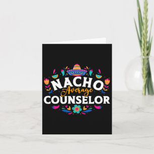 Tarjeta Nacho Consejero Promedio Cinco De Mayo Fam Coincid