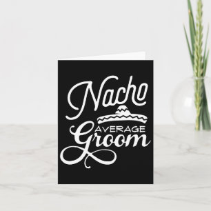 Tarjeta Nacho Media Groom Cinco De Mayo Boda S