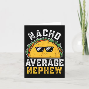 Tarjeta Nacho Nacho Promedio De Sobrino Cinco De Mayo Mexi