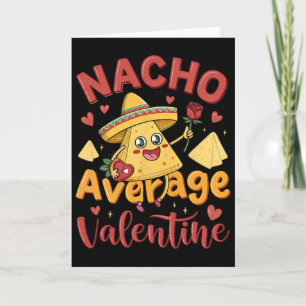 Tarjeta Nacho Pareja Mexicana Del Día De San Valentín Mono