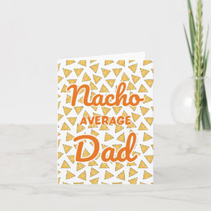 Tarjeta Nacho Promedio de Agua Papá