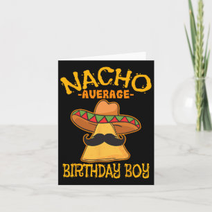 Tarjeta Nacho promedio de celebración de cumpleaños de beb