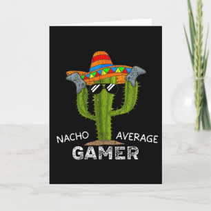 Tarjeta Nacho Promedio de juegos divertidos de video juego