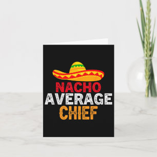 Tarjeta Nacho Promedio de Padres Jefe Día Coincidencia Mex