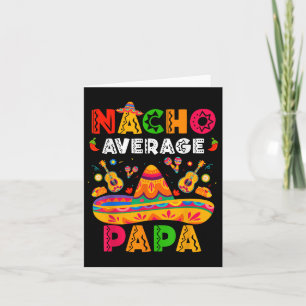Tarjeta Nacho Promedio de Papa Cinco De Mayo Coincidencia 