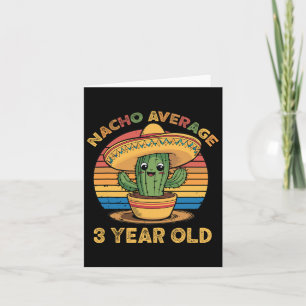 Tarjeta Nacho Promedio De Tres Años Cinco De Mayo Tercer N
