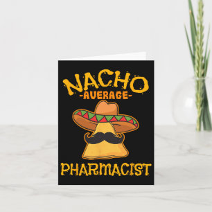 Tarjeta Nacho Promedio Farmacéutico Mexicano Cinco De Mayo