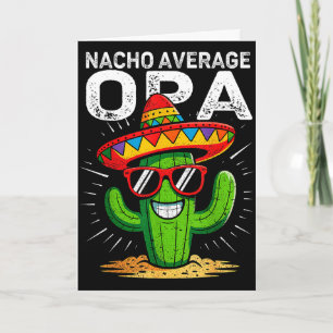Tarjeta Nacho promedio opa divertido cinco de mayo fiesta 
