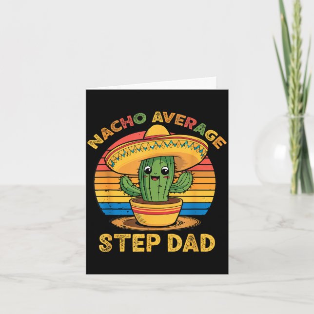 Tarjeta Nacho promedio padrastro mexicano cinco de mayo di (Anverso)