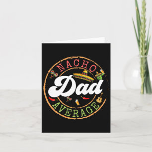 Tarjeta Nacho Promedio Papá Un Cactus Cinco De Mayo Coinci