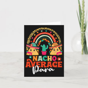 Tarjeta Nacho promedio paraprofesional Cinco De Mayo Mexic