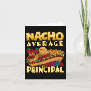 Tarjeta Nacho Promedio Principal Tacos México Cin Sombrero