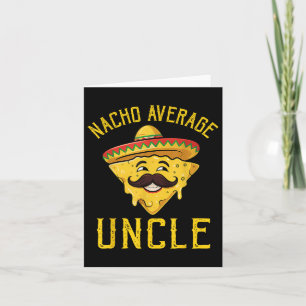Tarjeta Nacho promedio tío camiseta que coincide con famil