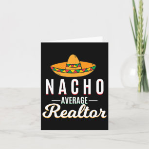 Tarjeta Nacho Realtor Promedio Cinco De Mayo Fiesta Mexica