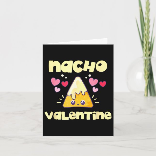 Tarjeta Nacho Valentine Valentines Day Mexican Food  (Anverso)