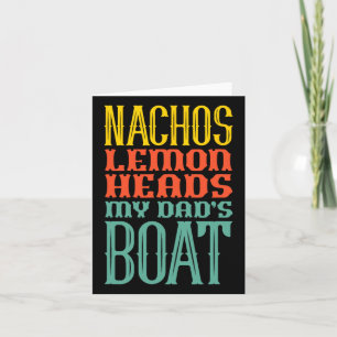 Tarjeta Nachos de navegación Lemon de mi papá