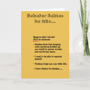 Tarjeta nacida del Debater
