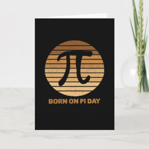 Tarjeta Nacido el día de pi
