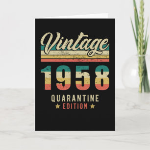 Tarjeta Nacido En 1958