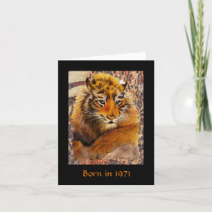 Tarjeta Nacido en 1971 Hechos divertidos de cumpleaños