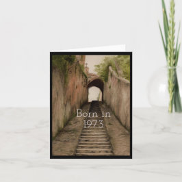 Tarjeta Nacido en 1973 Hechos divertidos de cumpleaños