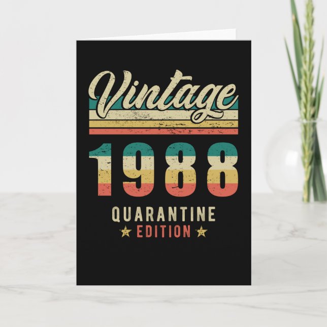 Tarjeta Nacido En 1988 (Anverso)