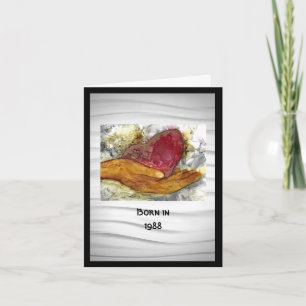 Tarjeta Nacido en 1988 Cumpleaños Fun Hacts Greeting Card