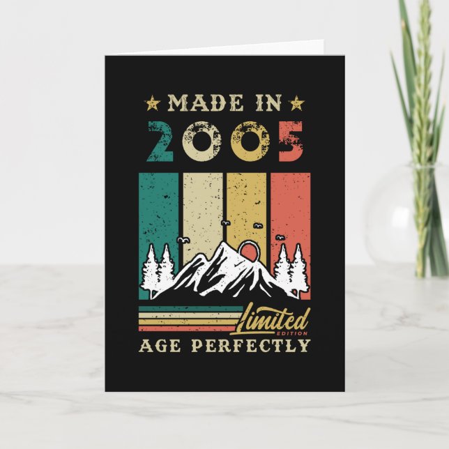Tarjeta Nacido En 2005 (Anverso)