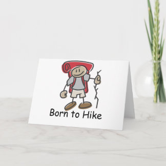 Tarjeta Nacido en regalos de Hike.