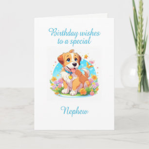 Tarjeta Nacido neerlandés Perro Cachorro