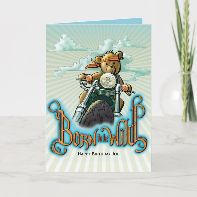 Tarjeta Nacido para ser salvaje (Anverso)