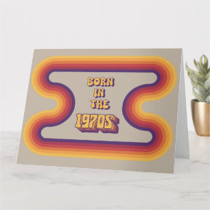 Tarjeta Nacidos en 1970s, Millennials, Gen X, Año de nacim