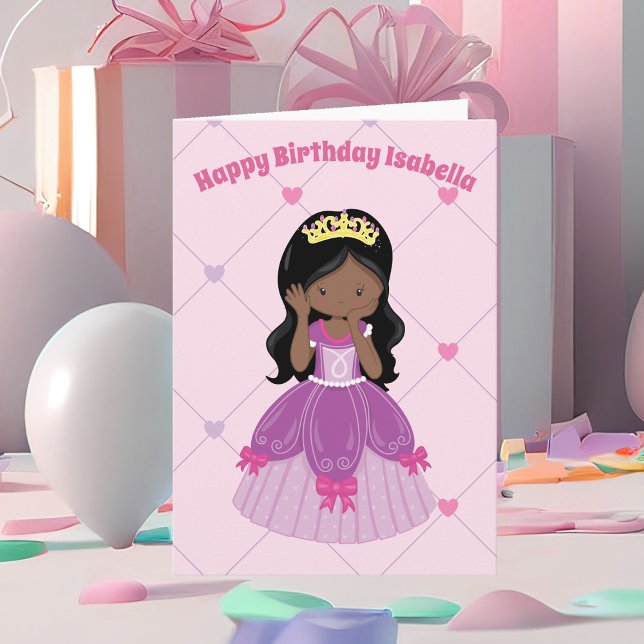 Tarjeta Nacimiento de la princesa africana Personalizado i (Subido por el creador)