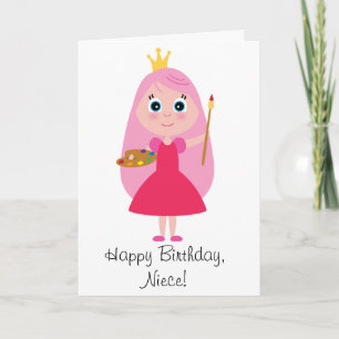 Tarjeta Nacimiento de la Princesa Artista