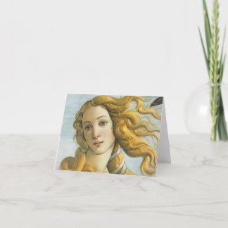 Tarjeta Nacimiento de Venus Renaissance Fine Vintage