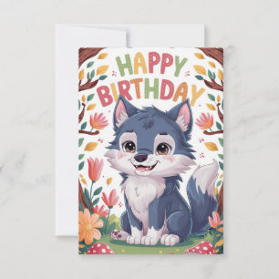 Tarjeta Nacimiento digital de los lobos encantados de Past