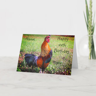 Tarjeta Nacimiento personalizado de animales de granja de