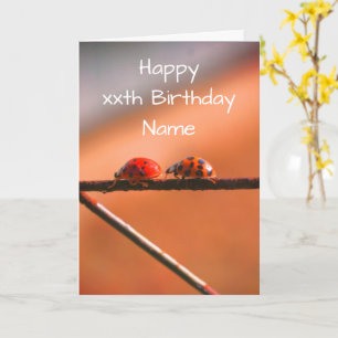 Tarjeta Nacimiento Personalizado de la Naturaleza de los B