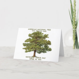 TARJETA NACIONAL DEL DÍA DEL ÁRBOL