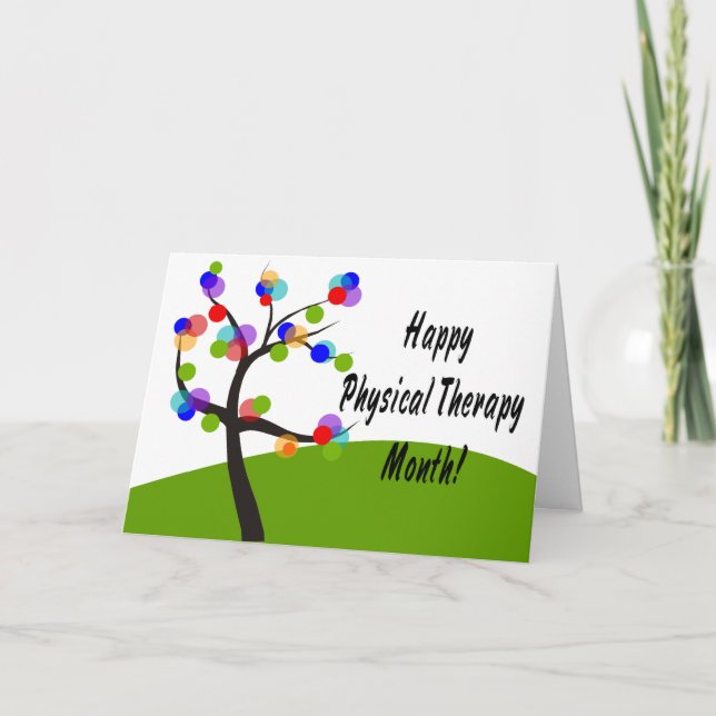 Tarjeta nacional mensual de terapia física (Anverso)