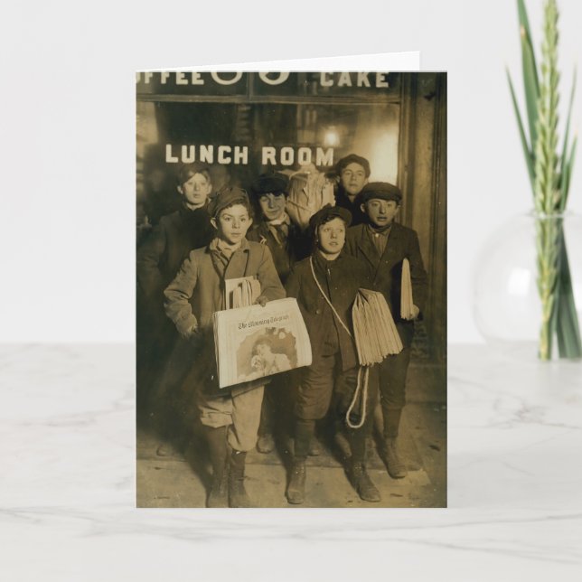 Tarjeta NACIONALES en Nueva York a la vuelta del siglo (Anverso)